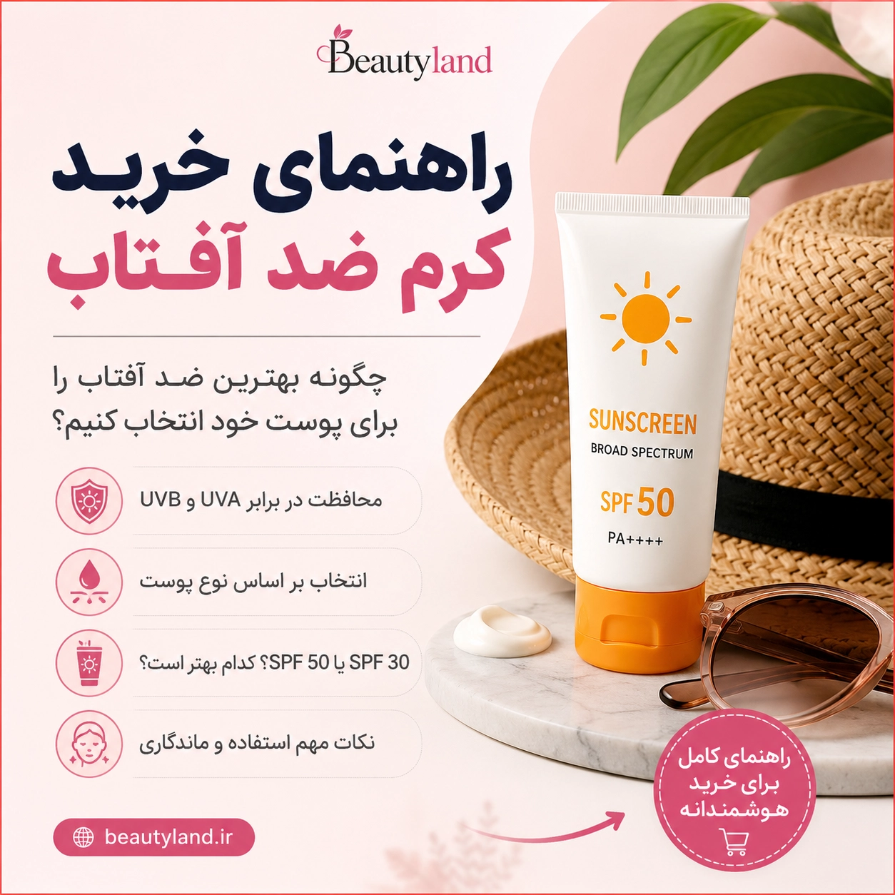 راهنمای خرید کرم ضدآفتاب